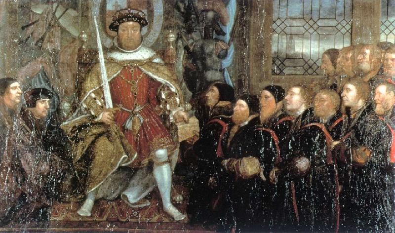 HOLBEIN, Hans the Younger Henry VIII and the Barber Surgeons sf oil painting image